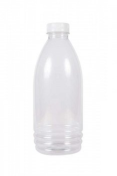 Пластиковая ПЭТ бутылка 1 л 38 мм №4 прозрачная