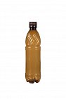 Пластиковая ПЭТ бутылка для пива 0,5 л коричневая